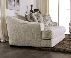 Moorpark Off-White Loveseat - Ornate Home