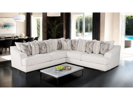 Moorpark Off-White Sectional - Ornate Home