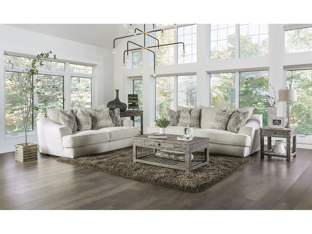 Moorpark Off-White Sofa & Loveseat - Ornate Home