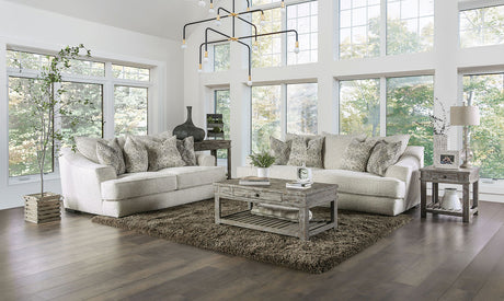 Moorpark Off-White Sofa - Ornate Home