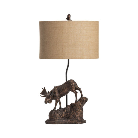 Moose Trail Brown Table Lamp (Set of 2) - Ornate Home