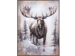 Mooz Brown Canvas - Ornate Home