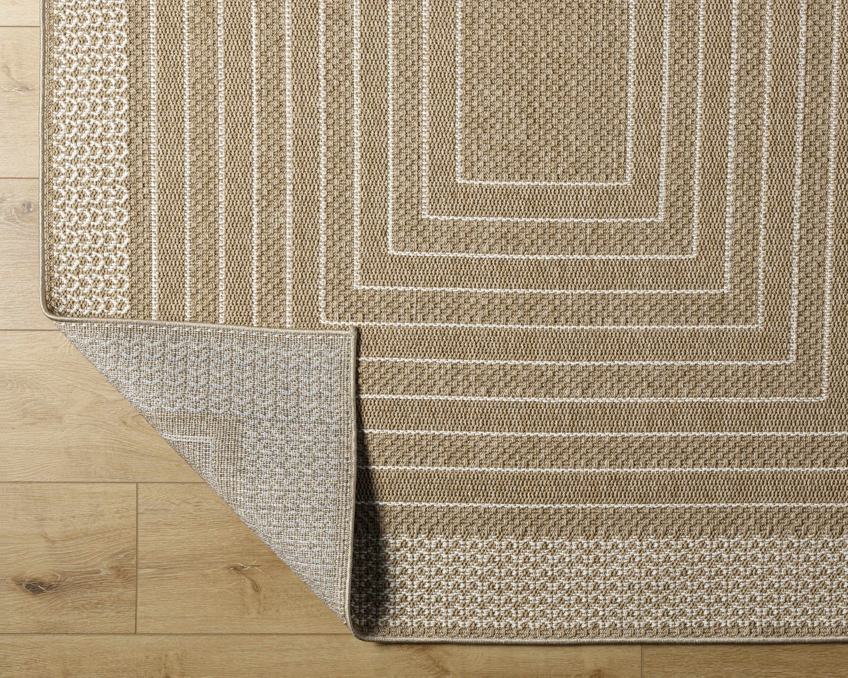 Mopsa Tan Outdoor Area Rug - Clearance - Ornate Home