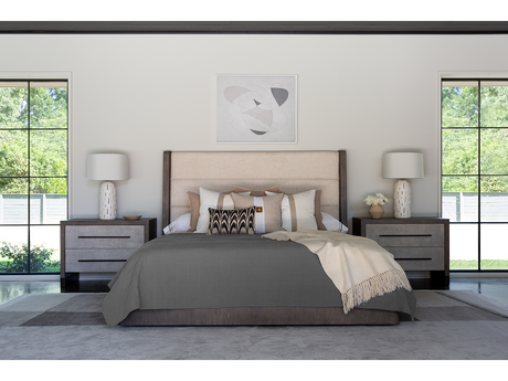 Morada Weathered Oak King Bed - Ornate Home