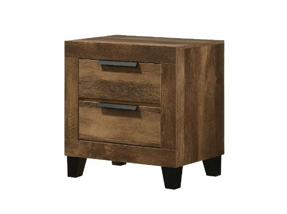 Morales Rustic Oak Nightstand - Ornate Home