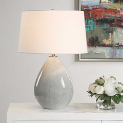 Moray Gray Glaze Table Lamp - Ornate Home