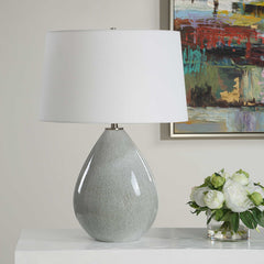 Moray Gray Glaze Table Lamp - Ornate Home