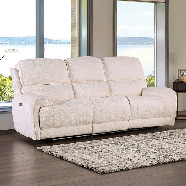 Morcote Beige Power Sofa - Ornate Home