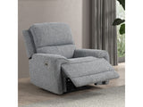 Morcote Gray Power Recliner - Ornate Home