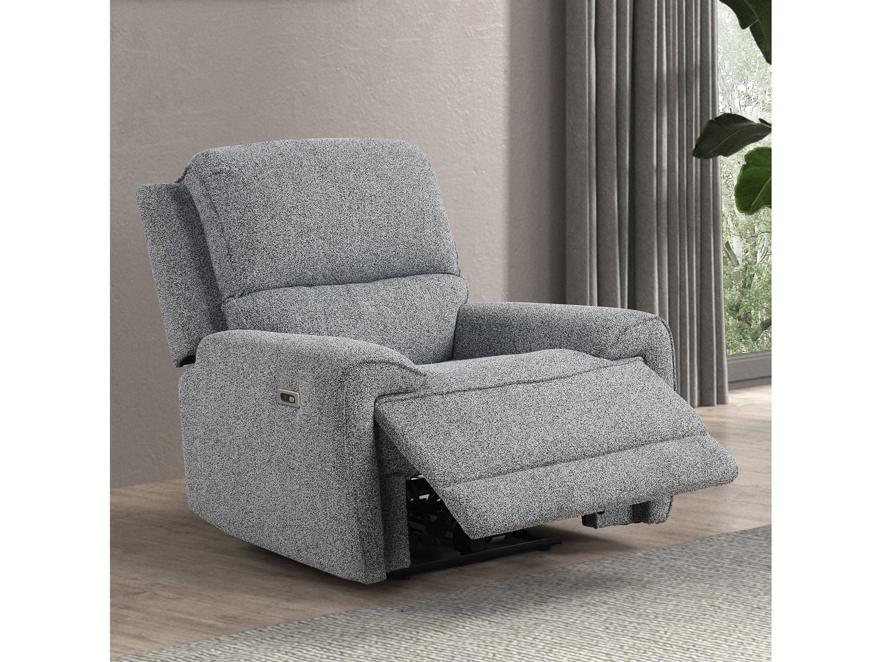Morcote Gray Power Recliner - Ornate Home