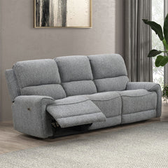 Morcote Gray Reclining Living Room Set - Ornate Home