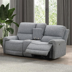Morcote Gray Reclining Living Room Set - Ornate Home