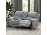 Morcote Gray Reclining Loveseat - Ornate Home