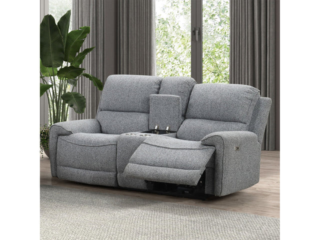 Morcote Gray Reclining Loveseat - Ornate Home