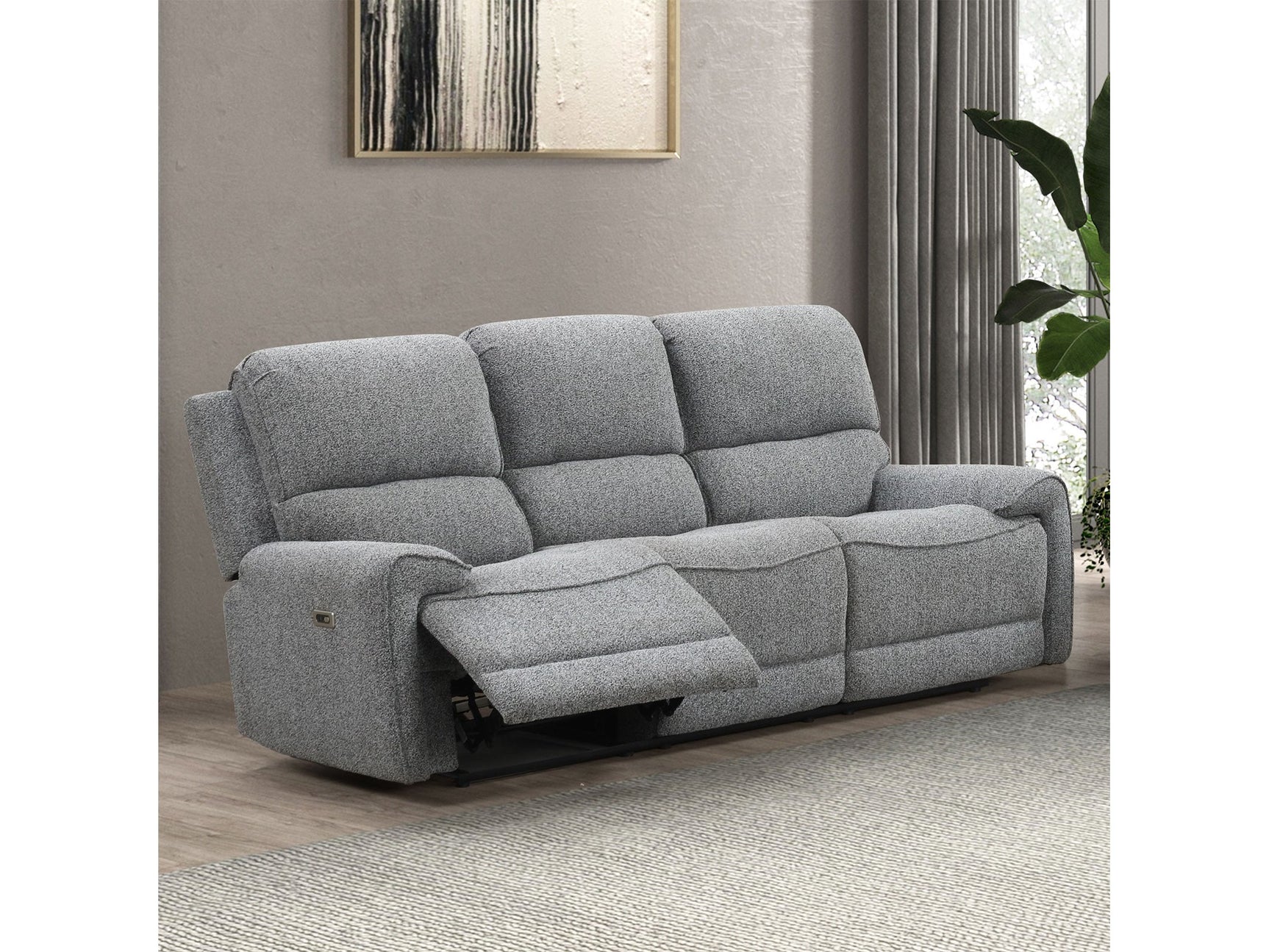 Morcote Gray Reclining Sofa - Ornate Home
