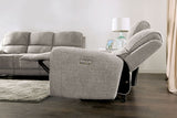 Morcote Light Gray Power Recliner - Ornate Home