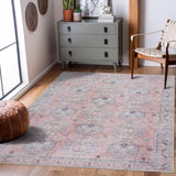 Morcott Peach Washable Area Rug - Ornate Home