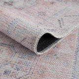 Morcott Peach Washable Area Rug - Ornate Home