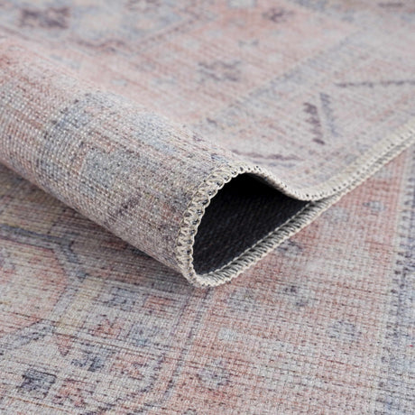 Morcott Peach Washable Area Rug - Ornate Home