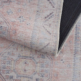 Morcott Peach Washable Area Rug - Ornate Home