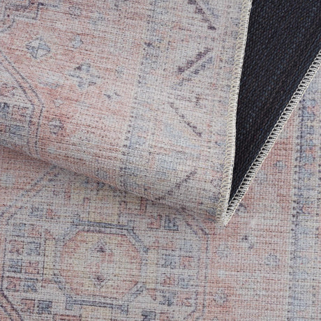 Morcott Peach Washable Area Rug - Ornate Home