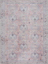 Morcott Peach Washable Area Rug - Ornate Home