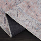 Morcott Peach Washable Area Rug - Ornate Home