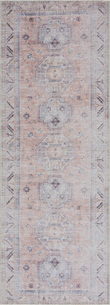 Morcott Peach Washable Area Rug - Ornate Home