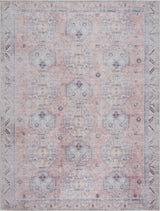 Morcott Peach Washable Area Rug - Ornate Home