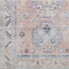 Morcott Peach Washable Area Rug - Ornate Home