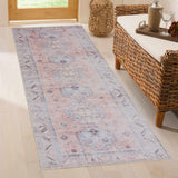 Morcott Peach Washable Area Rug - Ornate Home