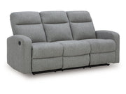 Moreau Place Sterling Reclining Sofa - Ornate Home