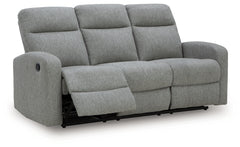 Moreau Place Sterling Reclining Sofa - Ornate Home