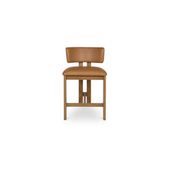 Morel Brown Counter Stool Leather - Ornate Home