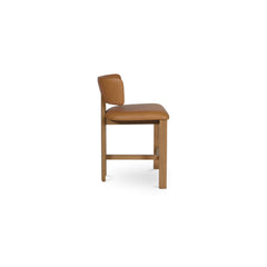 Morel Brown Counter Stool Leather - Ornate Home