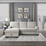 Morelia Beige 2-Piece Sectional Left Chaise - Ornate Home