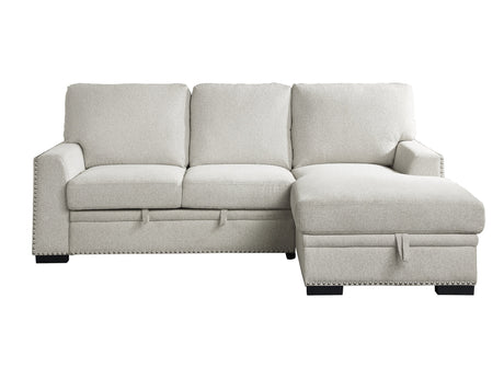 Morelia Beige 2-Piece Sectional Right Chaise - Ornate Home