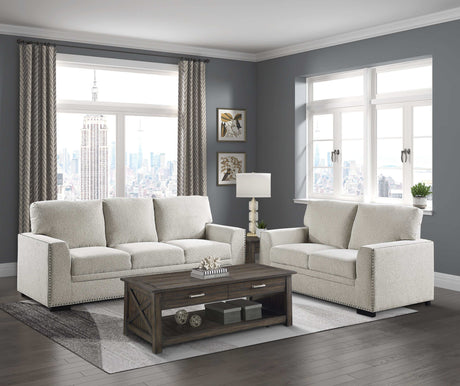 Morelia Beige Chenille Sofa - Ornate Home