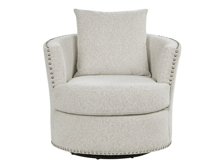 Morelia Beige Swivel Chair - Ornate Home