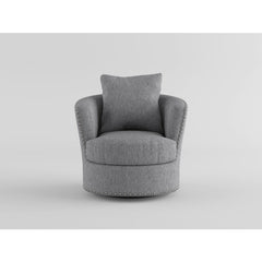 Morelia Beige Swivel Chair - Ornate Home