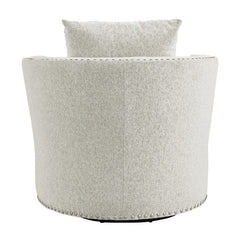Morelia Beige Swivel Chair - Ornate Home
