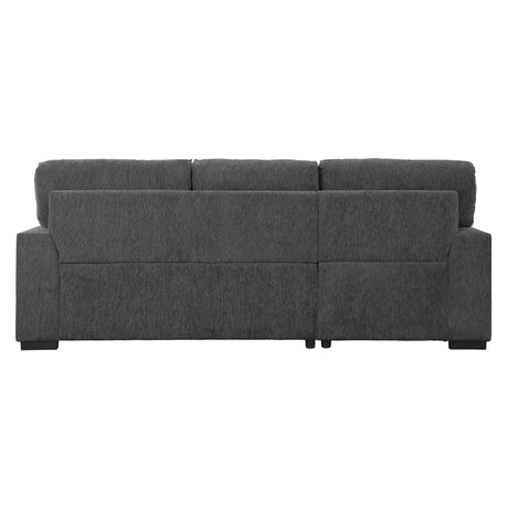 Morelia Charcoal 2-Piece Sectional Left Chaise - Ornate Home
