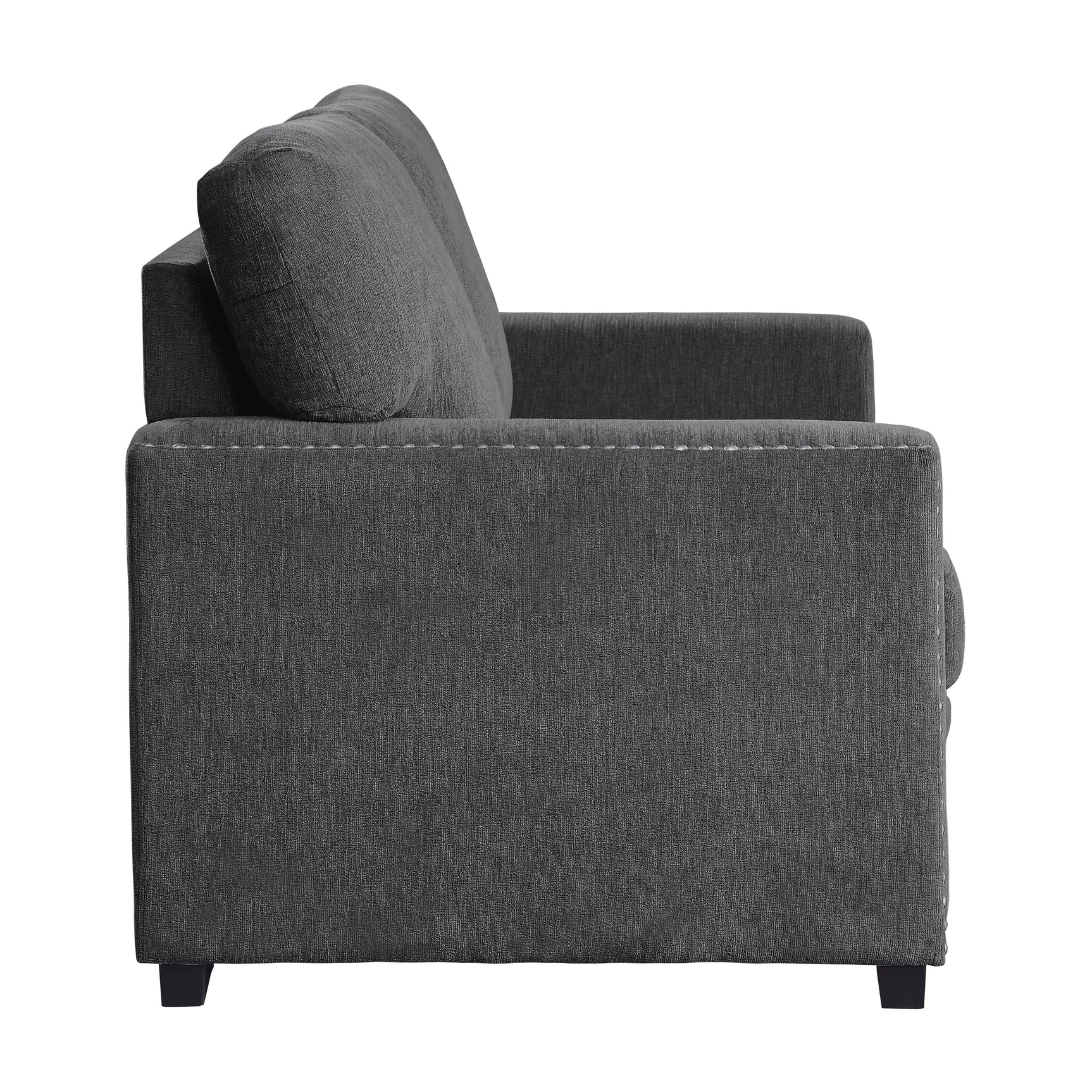 Morelia Charcoal Loveseat - Ornate Home