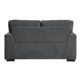 Morelia Charcoal Loveseat - Ornate Home
