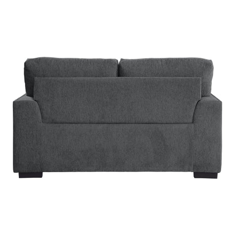 Morelia Charcoal Loveseat - Ornate Home