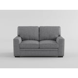Morelia Charcoal Loveseat - Ornate Home