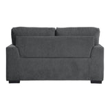 Morelia Charcoal Loveseat - Ornate Home