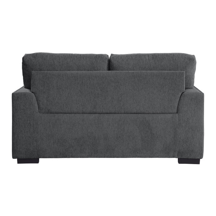 Morelia Charcoal Loveseat - Ornate Home