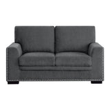 Morelia Charcoal Sofa & Loveseat - Ornate Home