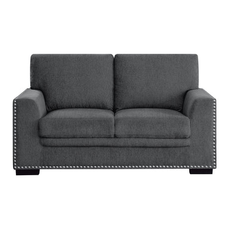 Morelia Charcoal Sofa & Loveseat - Ornate Home